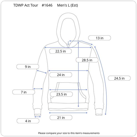 The Devil Wears Prada Hoodie - 2019 Act Tour Graphic Arm/Back Band Merch | Large - Picture 13 of 13